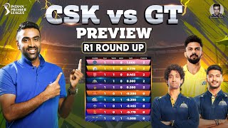 The Next Gen Duel Rutu vs Gill  CSK vs GT Preview  R1 Round UP  R Ashwin [upl. by Angelle]