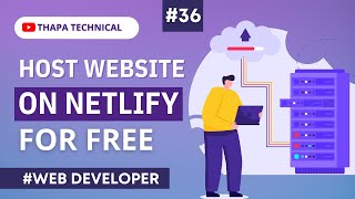 🔥 Host Website on Netlify for Free  Website Development in Hindi 36 [upl. by Ame]