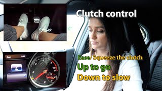 Clutch control  Tips on how to control the clutch  How to keep the car slow  Driving Lesson [upl. by Phenica]