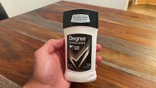 Degree Men UltraClear Antiperspirant Deodorant BlackWhite 2 Count 72 Hour Sweat amp Odor Protection A [upl. by Nnalorac]