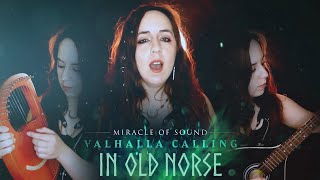 Valhǫll kallar mik VALHALLA CALLING IN OLD NORSE  Miracle of Sound cover by The Pagan Minstrel [upl. by Zola]