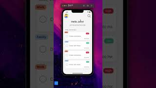 Flutter TODO App Homepage  Flutter UI  Flutter 3 flutter shorts android ios plugin dart [upl. by Hephzipa]