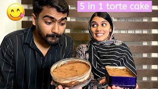 HIBA യുടെ Trending 5 in 1 Torte Cake 🍰🔥 എല്ലാവരും ഞെട്ടി 🤩 എജ്ജാതി Taste 😋 Chocolate Dream Cake [upl. by Haianeb]