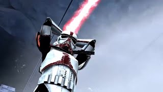 Star Wars The Force Unleashed  Incinerator Trooper Performs All DLC QuickTimeEvents [upl. by Yelhak]