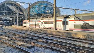 Renfe S450 Rodalies R2 13122023 saliendo de Barcelona Estació de França rama 4500179 [upl. by Wilkinson319]