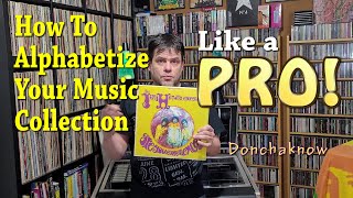 How To Alphabetize Your Music Collection Like a PRO dontchaknow Vinyl Community [upl. by Elie206]