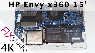 HP Envy x360 15’  disassemble 4k [upl. by Yim]