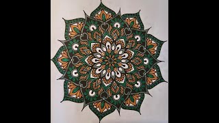 Mandala Painting  239 [upl. by Llerehc]