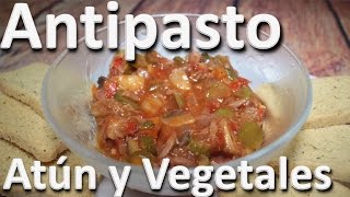 Como Hacer Antipasto De Atún Receta Fácil de hacer [upl. by Ainoyek665]