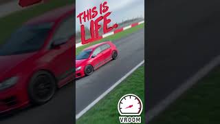 Golf r mk7 track day fun donnington viralvideo fyp volkswagengolfr lifestyle fun racecargolf [upl. by Ancilin]