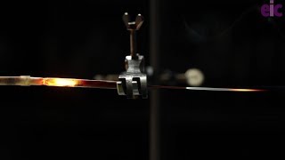 Flaming phosphorus – the oxidation flamethrower demonstration [upl. by Warthman]