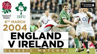 Ireland Stun World Champions England In Thriller  Classic Highlights  2004  Guinness Six Nations [upl. by Horgan]