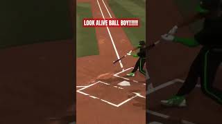 And the ball boy became a no balls boy mlbtheshow24 injury [upl. by Nalahs]