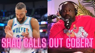 Shaq Calls Out Rudy Gobert For Holding Joel Embiid Knees  The OG Podcast Shaq Interview [upl. by Fredric]