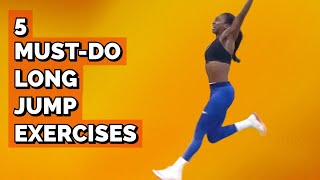 JUMPS COACH MY TOP 5 LONG JUMP MUSTDO EXERCISES [upl. by Koehler]