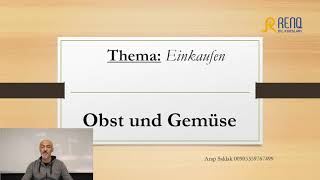 Goethe Prüfung A1 SprechenKonuşma Bölümü Thema Einkaufen [upl. by Adnovay72]