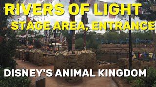 Rivers of Light stage area and entrance revealed at Disneys Animal Kingdom [upl. by Valeda]