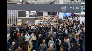 Reveal of BYTON MByte at IAA Frankfurt [upl. by Adnima]