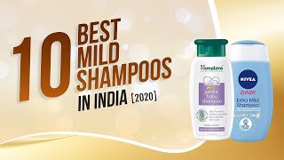 10 Best Mild Shampoo in India Mild Shampoo Benefits 2021 [upl. by Waterer]