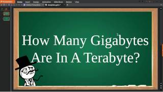 How Many Gigabytes Are In A Terabyte [upl. by Greene]