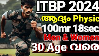 ITBP 2024 Recruitment notification Malayalam 😍 Sub Inspector in Indo Tibetan Border Police [upl. by Aikahc165]