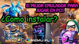 ESTE ES EL MEJOR EMULADOR DEL 2022 PARA JUGAR CLASH ROYALE EN PC  COMO INSTALARLO [upl. by Kciredec]