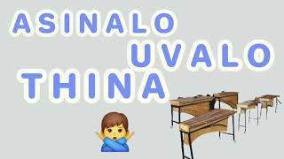 Asinalo uvalo thina  Marimba Cover [upl. by Ludovico395]