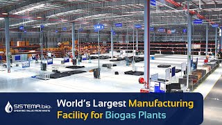 Worlds Largest Manufacturing Facility for Biogas Plants  Sistemabio India [upl. by Elleral352]