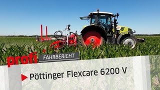 Scharhacke Flexcare 6200 V von Pöttinger  profi Fahrbericht [upl. by Tena]