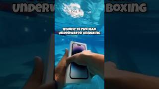 iPhone 14 Pro Max Underwater Unboxing shorts unboxing mobile iphone [upl. by Sauers]