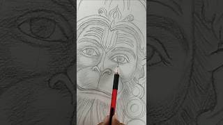 Hanuman ji❤️😍 shorts drawing hanuman happyarts [upl. by Averil]