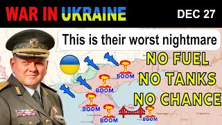 27 Dec Clever Ukrainians BLOW UP RUSSIAN FUEL DEPOTS FOR TANKS  War in Ukraine Explained [upl. by Mchenry223]