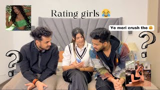 Rating female influencer’s by boy’s  kis ko kon pasand ha 😁 [upl. by Crispa967]