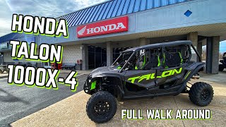 2021 Honda Talon 1000X4  4 Seater  Full Walk Around  In Depth Review [upl. by Yves352]