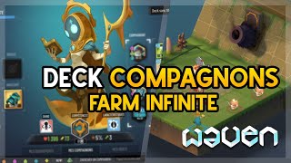 WAVEN  ON CONTINUE LE FARM COMPAGNON INFINITE  OBJECTIF DECK ULTIME PRANIUM [upl. by Uyr]