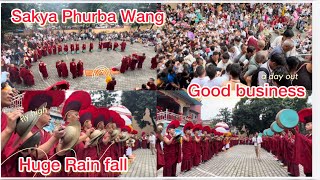 Sakya phurba wang at dehardun and huge rainfall  Tibetan vlog [upl. by Aelyak521]