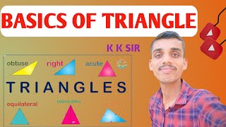 Triangle  Basics of triangle  Ncert class 9 maths Different types of triangles  concept tricks [upl. by Nnaylloh754]