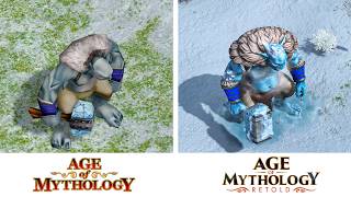 Thor Units Evolution Old vs New in Age of Mythology Retold [upl. by Denie]