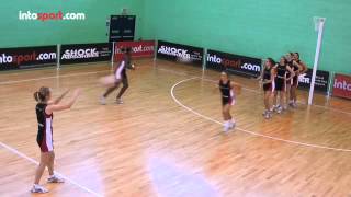 Netball Team Passing Drill Changing Speed and Direction [upl. by Keefe]