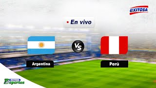 EXITOSA DEPORTES ⚽🇦🇷 VS 🇵🇪  ANÁLISIS Y COMENTARIOS  191124 [upl. by Enyad]