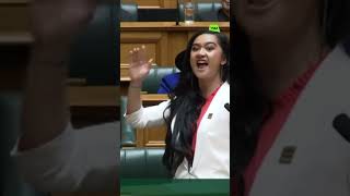 Youngest MP in New Zealand opens with a haka [upl. by Huff]