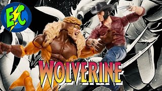 Marvel Legends Logan and Sabretooth Two Pack Wolverine 50th Anniversary XMen [upl. by Calvano582]