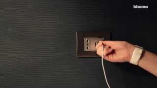 BTicino USB charger [upl. by Iclek]