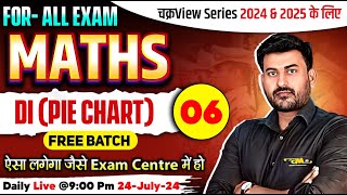 Data Interpretation Pie Chart Maths  For All Exam 2024  Pie Chart Maths  Maths Tricks  06 [upl. by Akkin177]