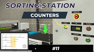 Add Counter in Sorting Station PLC programming  WinSPS S7  Ladder Logic  Simulation [upl. by Walters5]