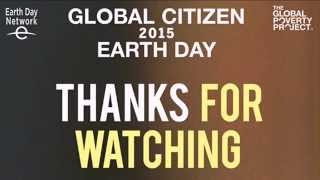 Global Citizen 2015 Earth Day post show with Matt Santoro and Yousef Erakat [upl. by Horatia]