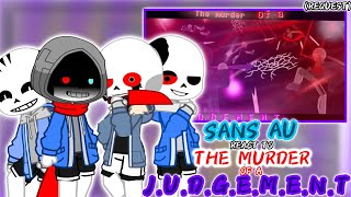 SANS AU REACT TO THE MURDER OF A JUDGEMENT REQUEST [upl. by Enilrac]