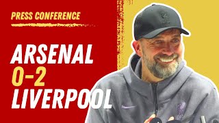 Arsenal 02 Liverpool  Jurgen Klopp Press Conference [upl. by Bethezel]