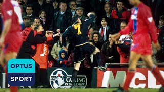 Eric Cantona really said THIS after his infamous kungfu kick [upl. by Seidnac]