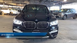 2018 BMW X3 xDrive30i Sports Activity Vehicle [upl. by Sig]